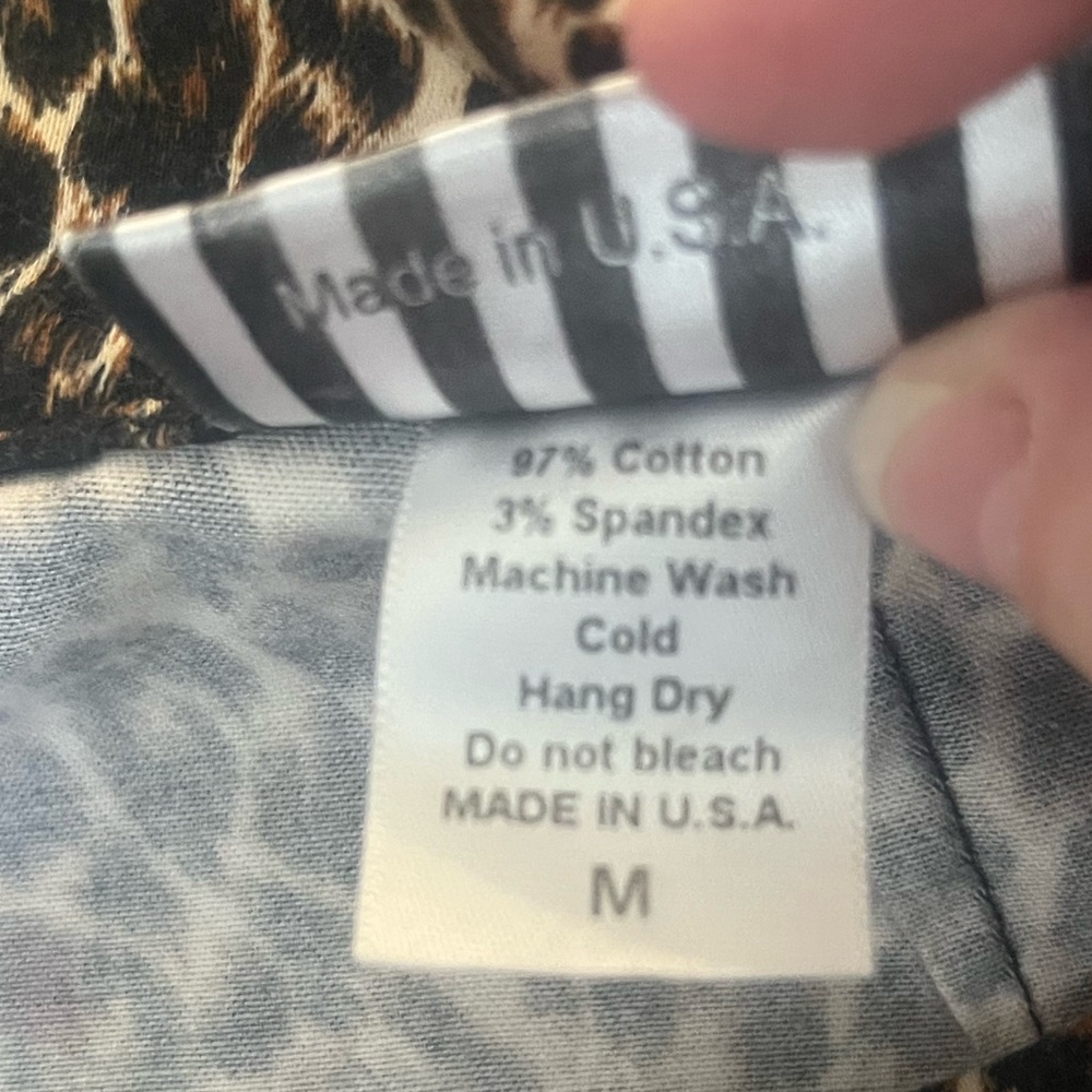 Pinup Couture Black and Leopard Print Midi Skirt - Picture 11 of 11